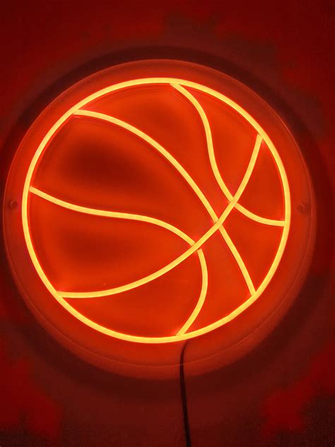 Basketball Neon Signbasketball Led Lightbasketball Led Etsy Australia