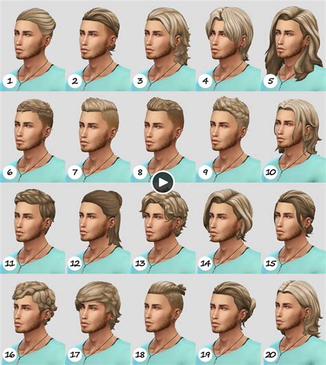 Maxis Match Cc World Sims 4 Sims 4 Hair Male Sims Hair