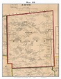 Weare, New Hampshire 1858 Old Town Map Custom Print - Hillsboro Co ...