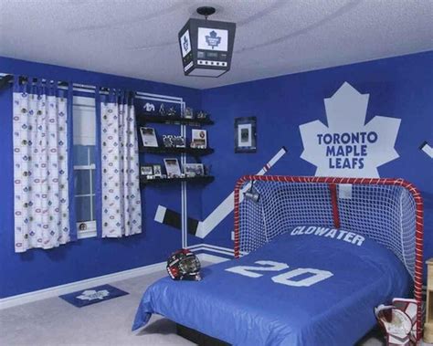 Luxurybeddingsetssale Sportsbedding Boy Sports Bedroom Hockey Room