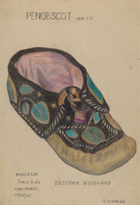 Moccasin By Charles Charon As Fine Art Print 1219942