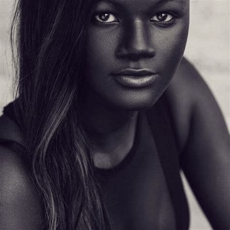 The Darkest Model In The World Khoudia Diop Black African Reckon Talk Dark Skin Models