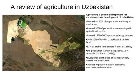 Agriculture And Economic Development In Uzbekistan