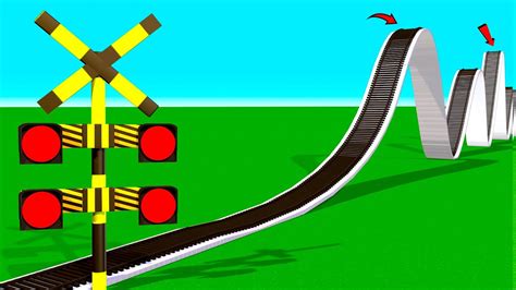 【踏切アニメ】でこぼこ線路を走る新幹線はやぶさ【カンカン】railroad Crossing Animation In Bumpy