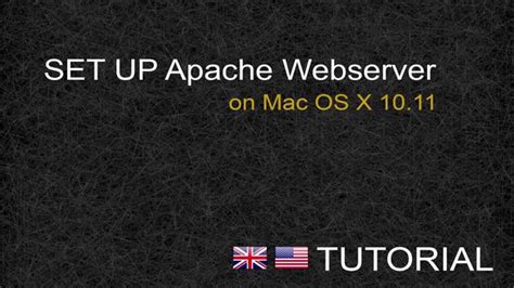 Set Up Apache Webserver Mac Os X Tutorial Eng Youtube
