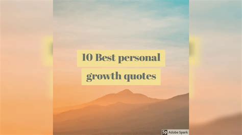 10 Best Personal Growth Quotes Youtube