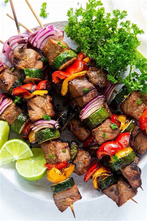 Steak Kabobs Best Kabob Recipe With Marinade Kristines Kitchen