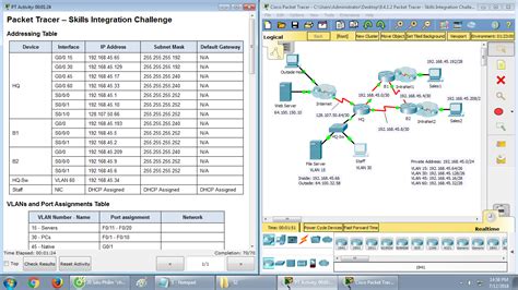 Ccnav6 S2 9412 Packet Tracer Skills Integration Challenge Part I