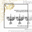 Hanukkah Blessings Card Print Prayer Guide Rules Jewish | Etsy