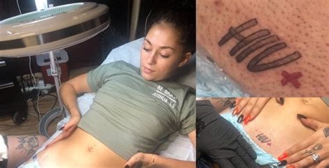 Beautiful Hiv Positive Lady Tattoos ‘hiv On Her Private