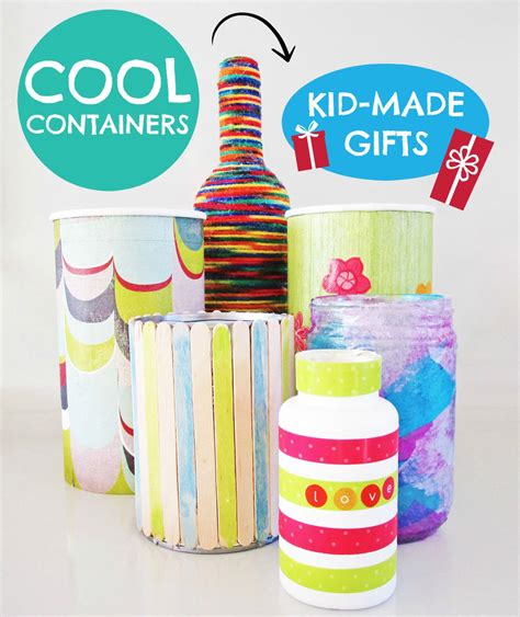 5 Cool Containers Kids Can Recycle And Make As Ts