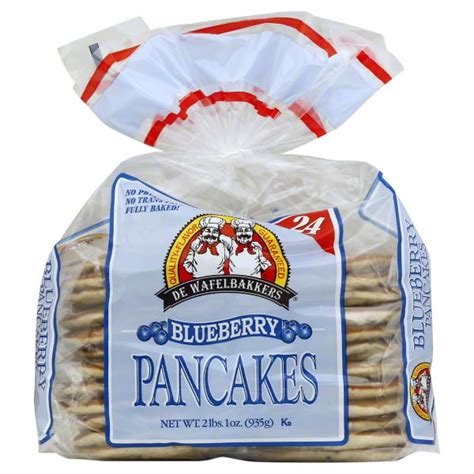 De Wafelbakkers Frozen Blueberry Pancakes 24 Ct 2 Lbs 1oz