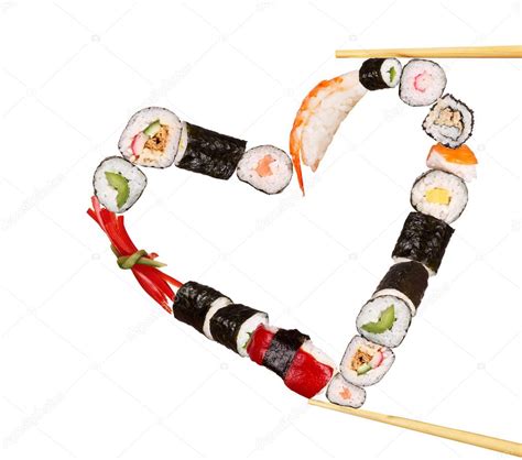 Sushi Heart — Stock Photo © Jagcz 17362177