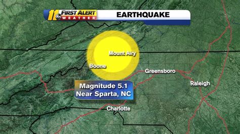 51 Earthquake In North Carolina Reportedly Felt Hundreds Of Miles Away