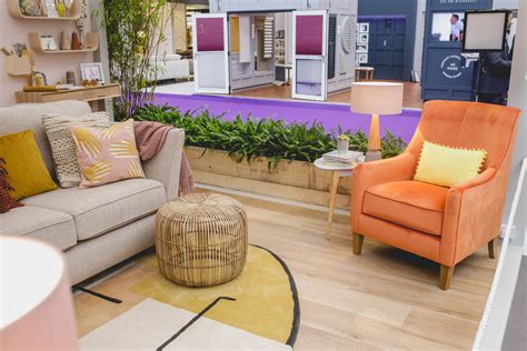 The Colourful And Contemporary Living Room Look At The Ideal Home Show