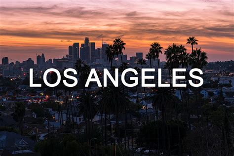 Los Angeles text - SAM