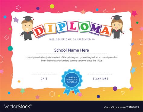 Diplomas To Graduates Of Schools — Картинки и Рисунки