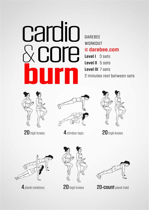 Cardio And Core Burn Workout
