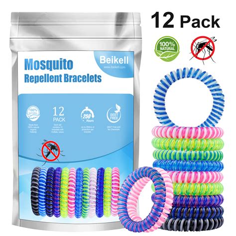 12 Pack Mosquito Repellent Bracelet Band 320hrs Of Premium Pest