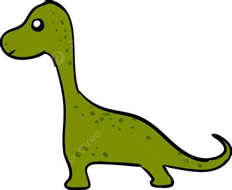 Illustration Of A Cute Green Dinosaur As A Vector On A White Background
