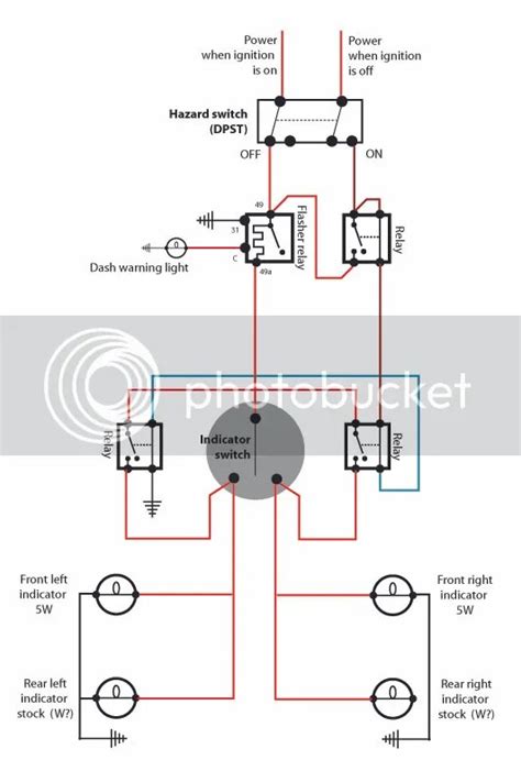 Car Hazard Lights Circuit Diagram