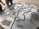 Map : Stone and metal map of Vyšehrad Castle in Prague. - Infographic ...