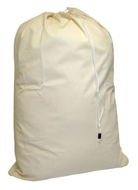 Custom Commercial Drawstring Cotton Canvas Laundry Bags Canvas Recycle