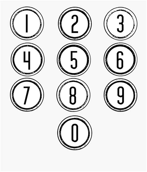 Black And White Clipart Numbers 10 Free Cliparts Download Images On