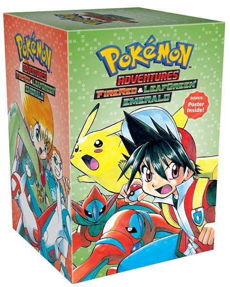 Pokémon Adventures Firered And Leafgreen Emerald Box Set Fresh Comics