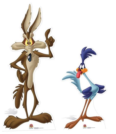 Road Runner And Wile E Coyote Cardboard Cutout Standee