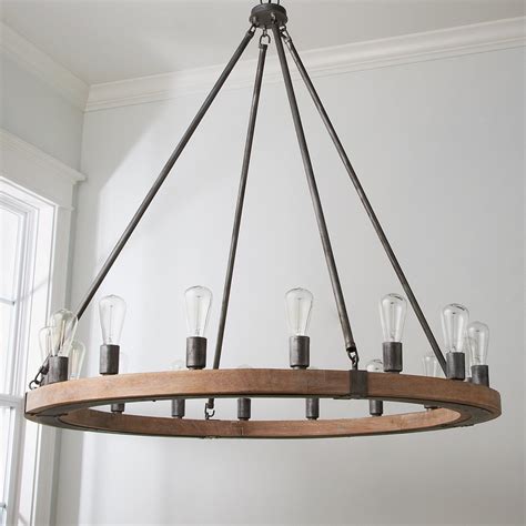 Wide and up chandeliers 203 results. Industrial Farmhouse Chandelier - Shades of Light