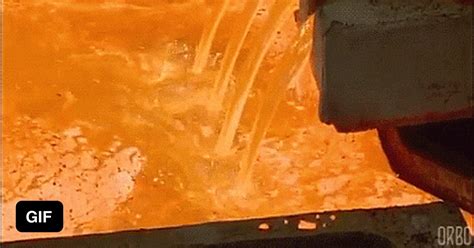 Pouring Molten Copper 9gag