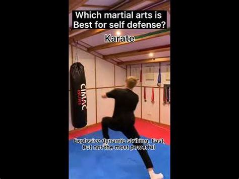 WHICH MARTIAL ART IS BEST FOR SELF DEFENSE YouTube