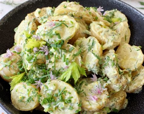Vegan Potato Salad With Dill Veggie Society