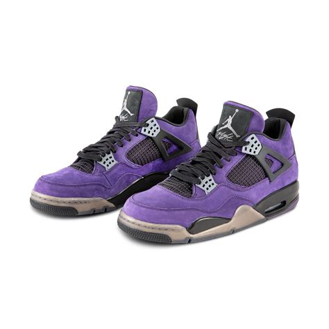 Nike Air Jordan Iv Retro Travis Scott Purple Size Scarce Air Sotheby S