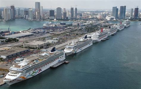 Florida Cruise Traveler Navy Cruise Ship Parking Port Miami Or Port