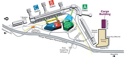 Exploring Washington Reagan Airport Map A Guide To Navigating The