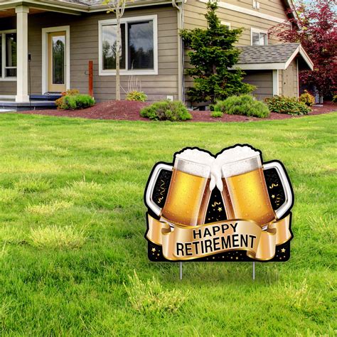 Buy Simimi Art Retirement Party Yard Sign Lawn Decorations And T