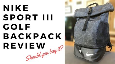 These deals and discounts will give you massive savings. NIKE Sport III Golf Backpack REVIEW!!! - YouTube