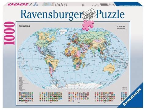 Buy Ravensburger Political World Map Puzzle 1000pc