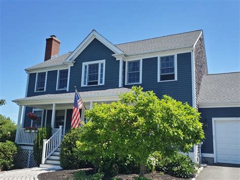 This is my new roof with timberline hd shingles in pewter gray and a cobra ridge vent. GAF Roof in Pewter Gray, Portsmouth, RI | Contractor Cape ...