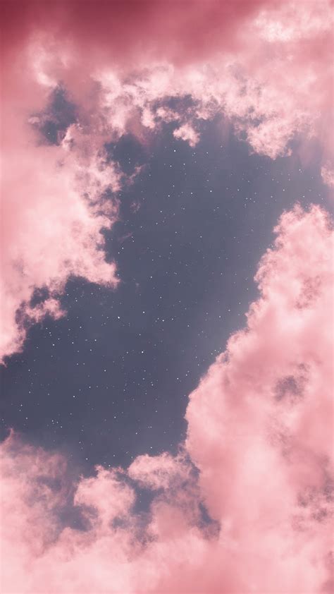 Pink Clouds Wallpaper Aesthetic Pink Cloud Background 900x1600