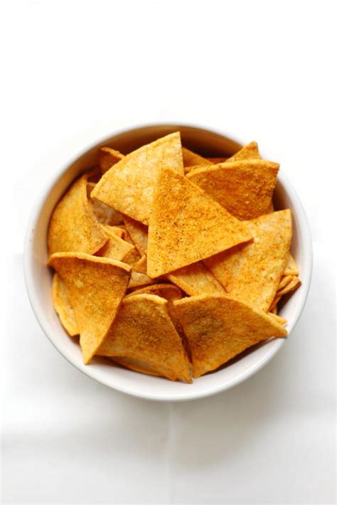 Doritos tortilla chips are a popular snack, but they are far from healthy. Healthy Homemade Vegan Doritos "Nacho Cheese" Flavor ...