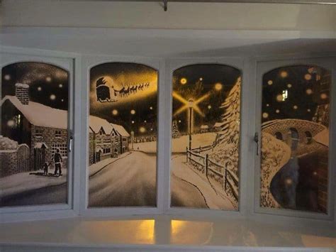 This Incredible Snow Spray Window Art Is Perfect For Christmas