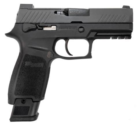 Sig Sauer P320 M18 Black 9mm Pistol Manual Safety Night Sights 39