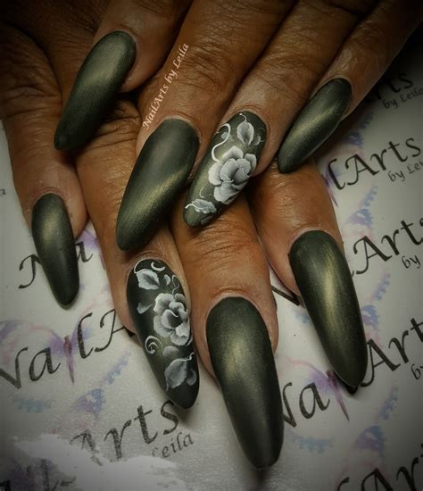 Also, learn how to do french black matte and hot to use the best brands such as … Matte tiger eye with one move flowers - Nailpro | Nail ...