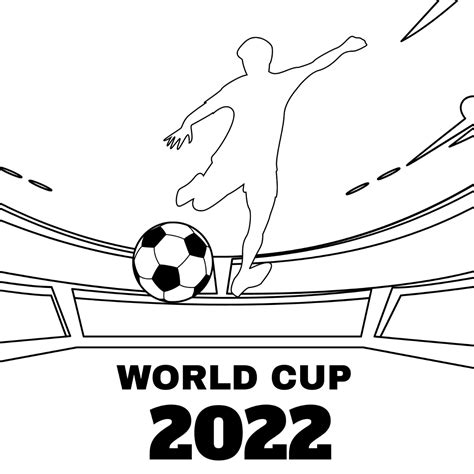 World Cup 2022 Sketch Vector Template Edit Online And Download Example