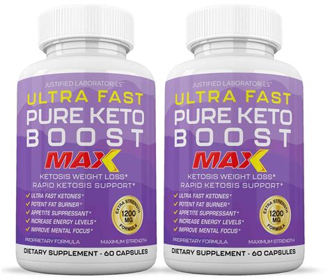 Ultra Fast Pure Keto Boost Max 1200mg Keto Pills Advanced Bhb Ketogenic