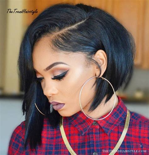 Asymmetrical Black Bob For Thick Hair 60 Showiest Bob