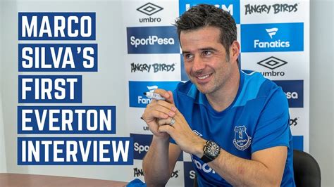 Marco Silva First Everton Interview Youtube